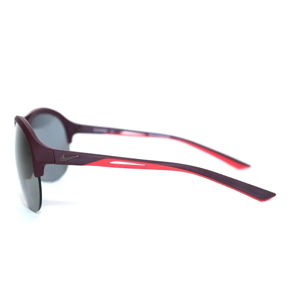 Nike Flex Momentum Semi-Rim Sunglasses - Matte Night Maroon/Gunmetal Flash - NWT
